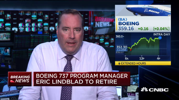 Boeing 737 program manager Eric Lindblad to retire