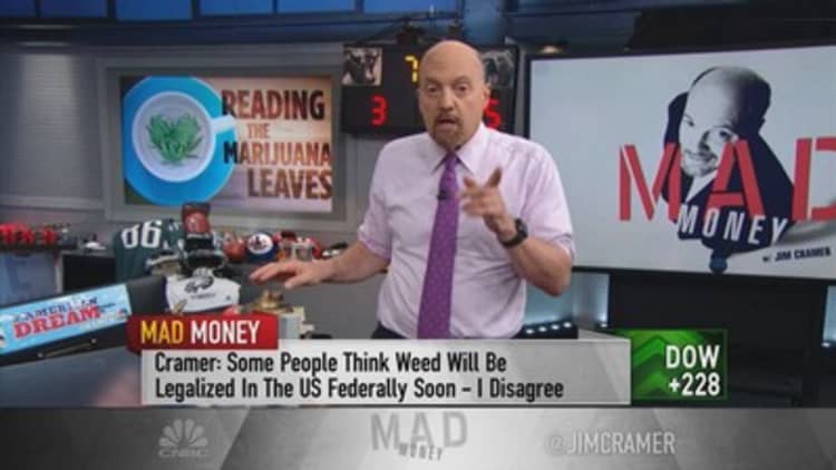 There has been a paradigm shift in the weed industry, Jim Cramer says