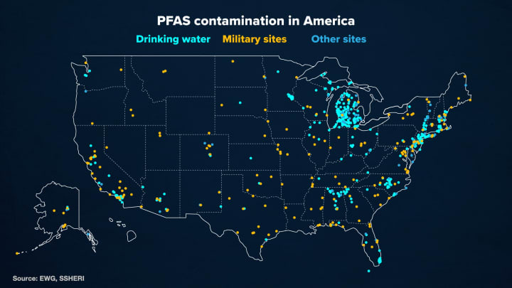 New drinking water crisis hits US military bases over PFAS