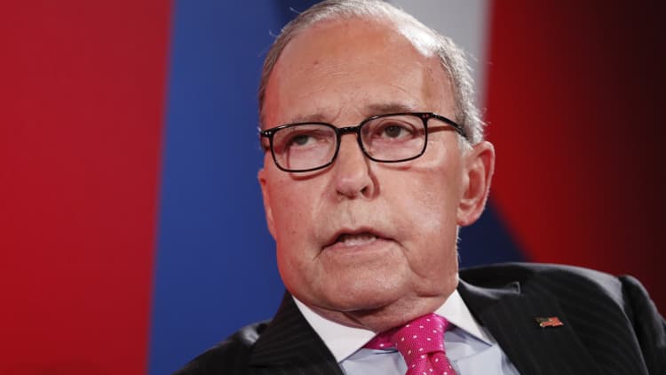White House's Kudlow tells CNBC: 'We have ruled out any currency intervention'