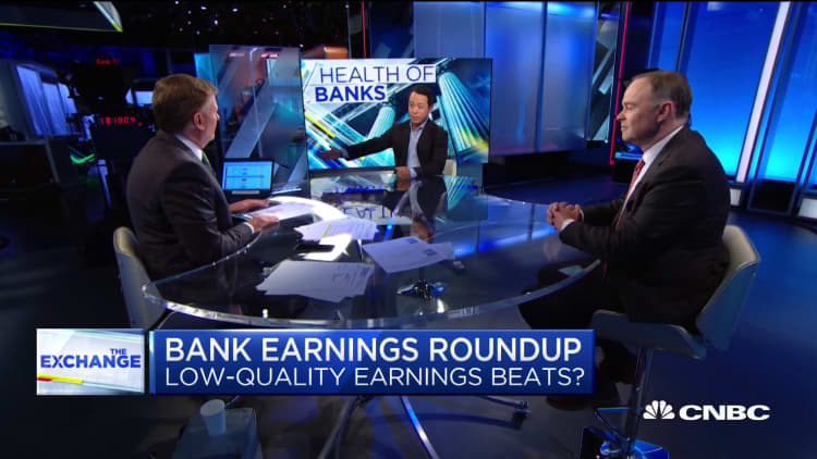 Beats on bank earnings mostly not high quality, says CNBC's Hugh Son