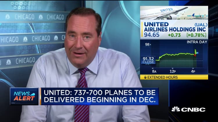 United Airlines discloses purchase of 19 used Boeing 737-700 planes