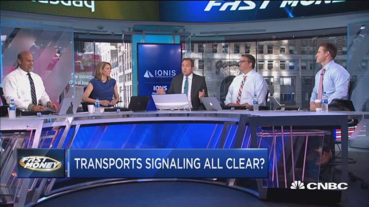 Transports surging, are they signaling all's clear for the market?