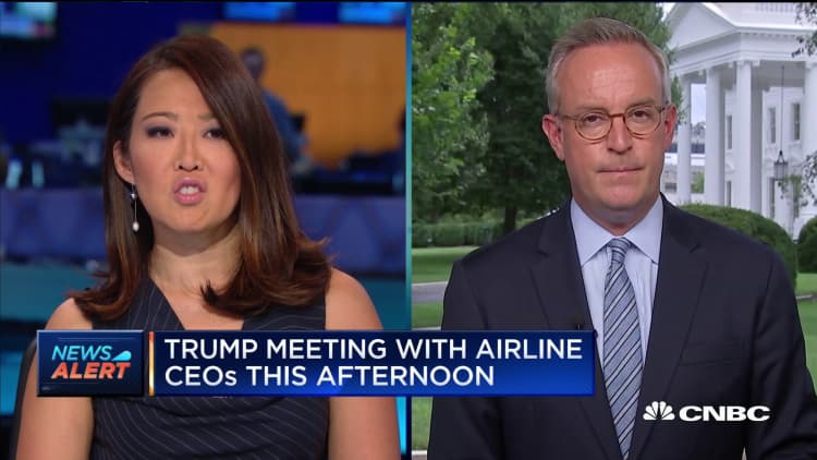 President Trump to meet with airline CEOs Thursday afternoon