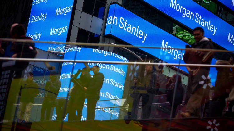Morgan Stanley reports second-quarter earnings, beating estimates