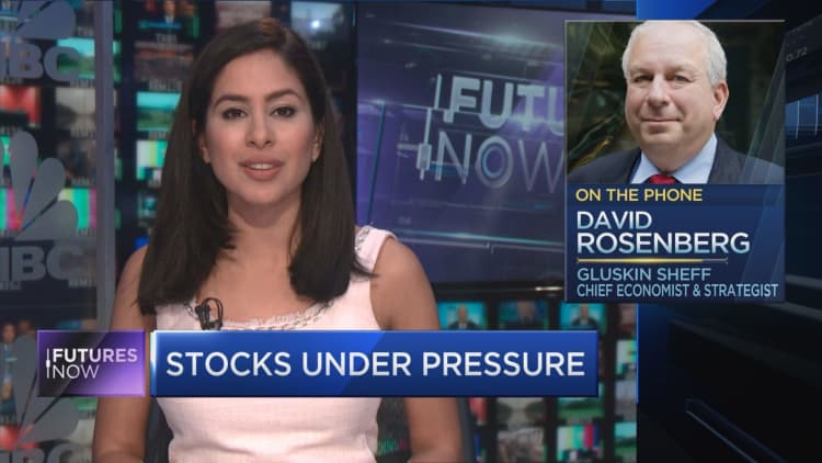 David Rosenberg sees evidence of a 'significant growth turndown'