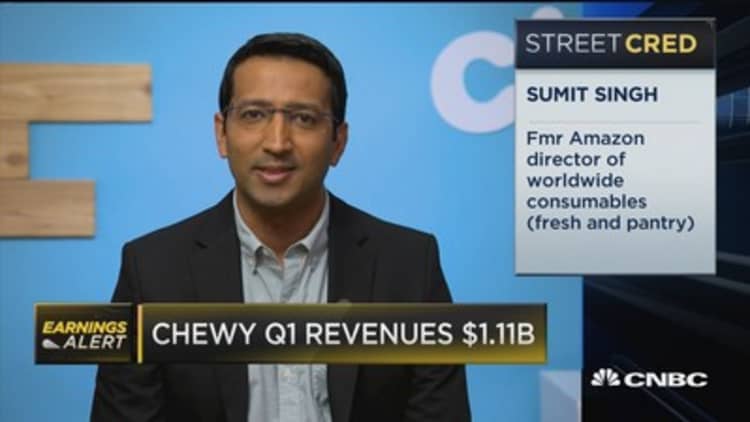 Chewy in line with estimates in first-ever earnings report