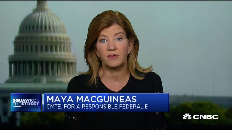 The U.S. debt is leaving the country vulnerable, says Maya MacGuineas