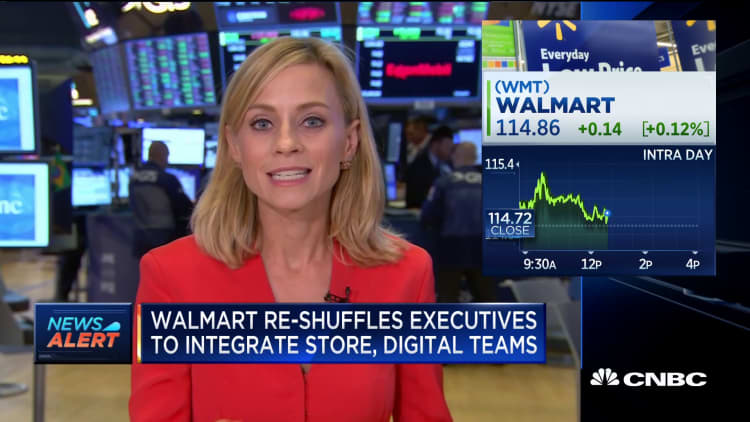 Walmart announces leadership shuffle to integrate stores and digital