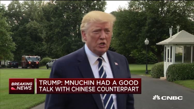 Pres. Trump: Mnuchin had good talk with China; Rand Paul could get involved with Iran