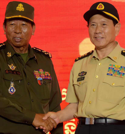 Cambodia denies deal to allow armed Chinese forces at its naval base