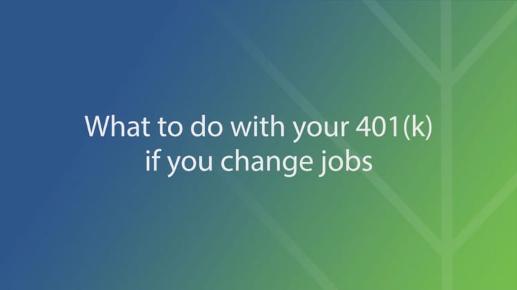 What to do with your 401(k) when you change jobs
