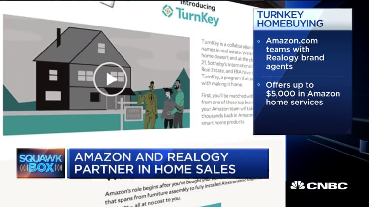 Amazon and Realogy partner in home sales