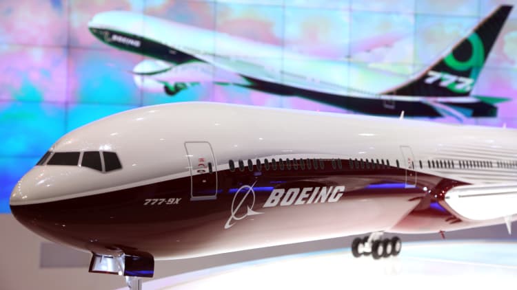 Boeing shares slip as company halts 777X maximum load test: LeBeau