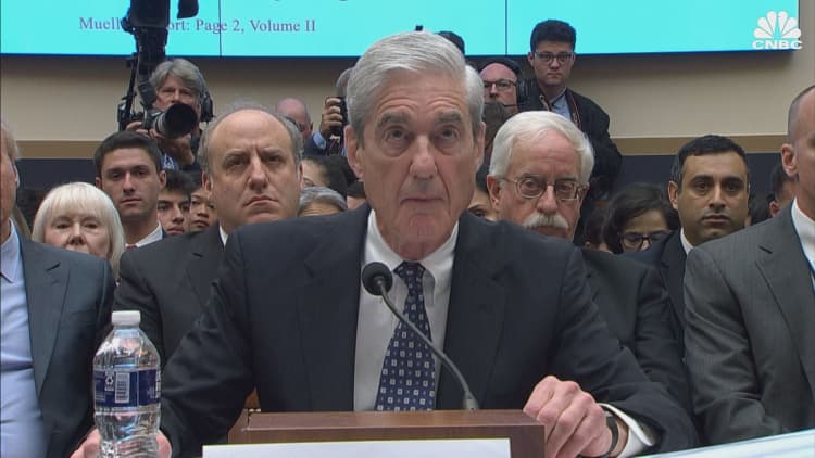Mueller testifies report does not exonerate President Trump