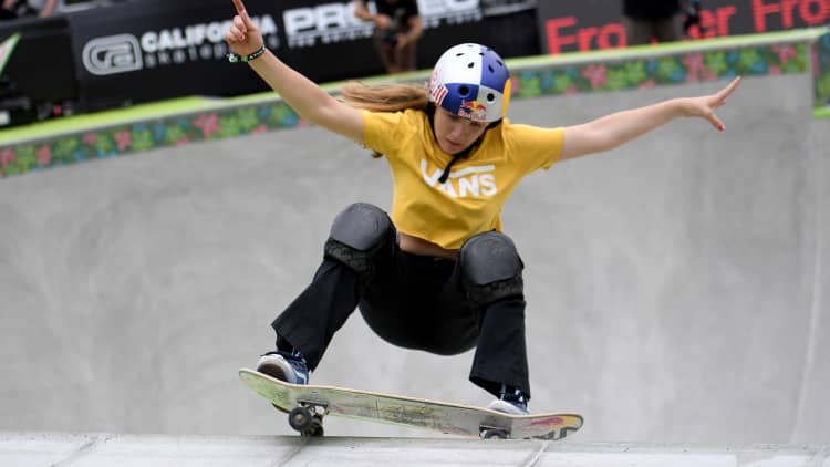 This 15-year-old X-Games gold medalist is skateboarding toward the Olympics