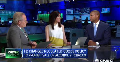 Facebook changes its policy to prohibit sale of alcohol, tobacco