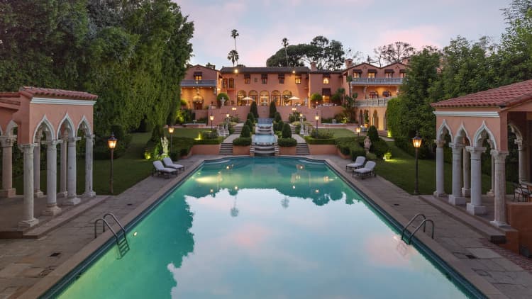 The 50,000 square foot estate with a Hollywood past