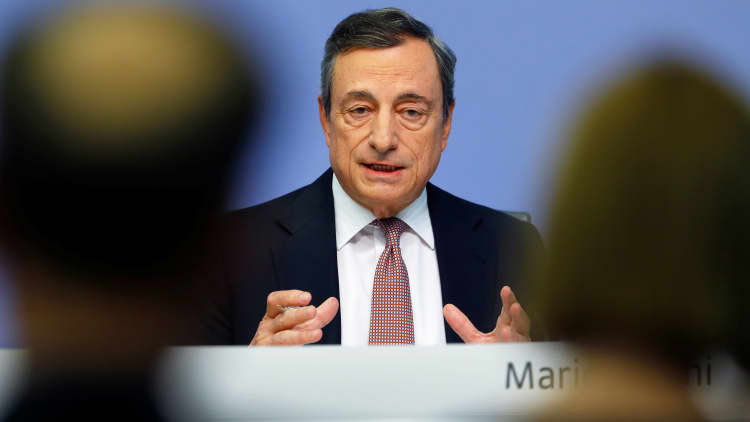 Draghi: We see persistence of downside risks