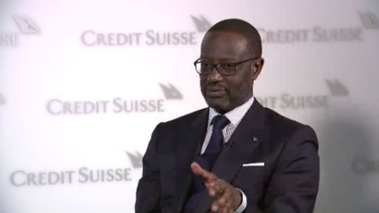 Our outlook is mixed, Credit Suisse CEO says