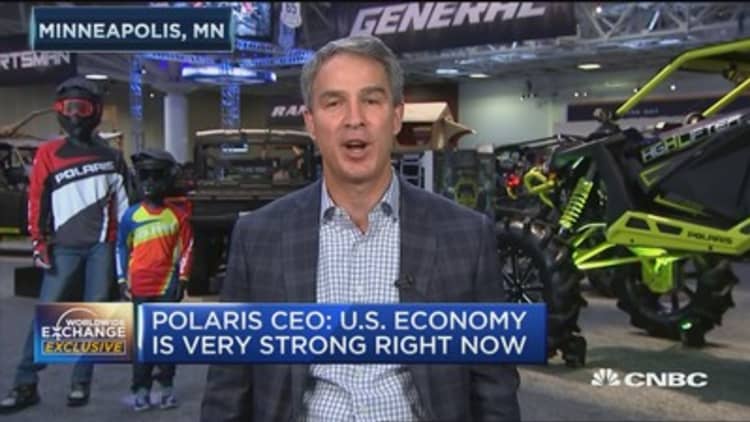 Polaris CEO: Economy strong, consumer in great shape for now