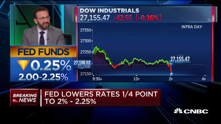The Fed's decision to not cut rates more is a policy mistake, says Morgan Stanley's Jim Caron