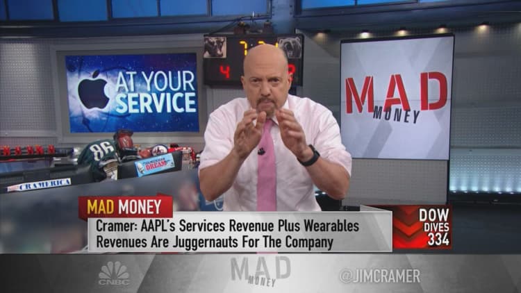 Apple needs new analysts that know how to cover its services business, Jim Cramer says