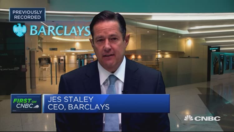 Barclays CEO: Focused on bringing return on tangible equity to double digits