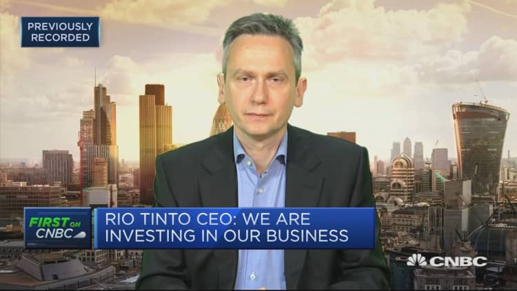 Rio Tinto CEO: Want to invest in a very focused way