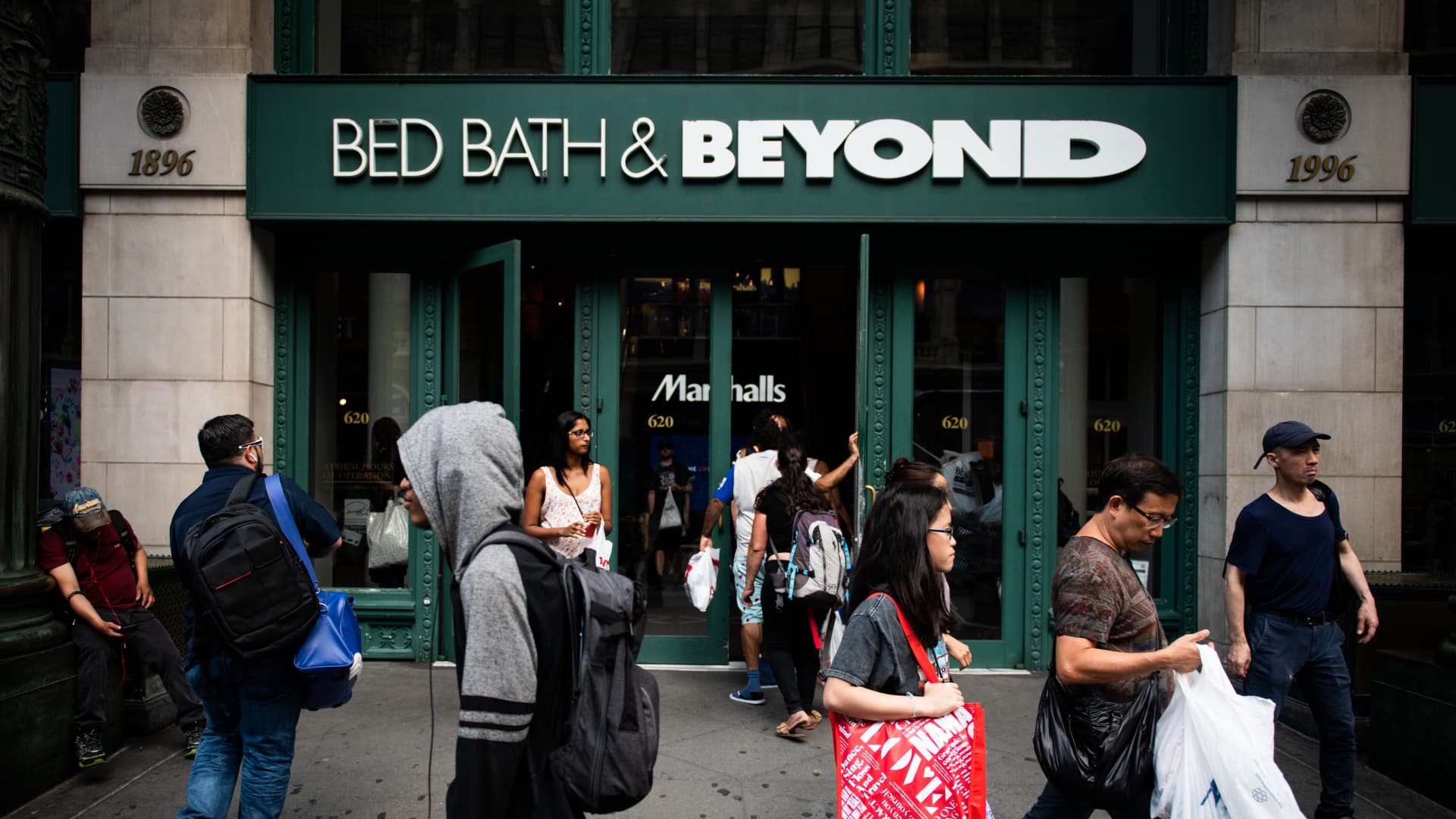 Stocks making the biggest moves midday: Bed Bath & Beyond, Tesla, Expedia and more
