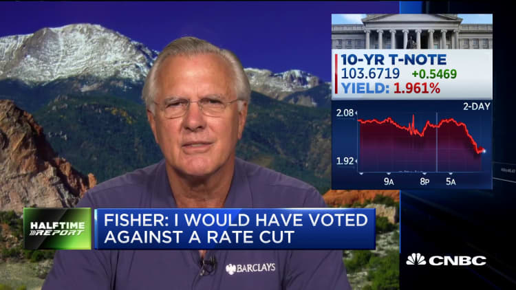 Former Dallas Fed president Richard Fisher: I would have voted against rate cut