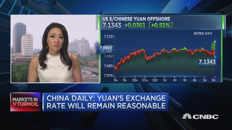 China's view on being a 'currency manipulator'