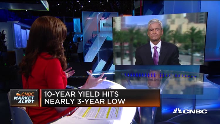 The US 10-year yield will go below the 2016's 1.36 percent, says Komal Sri-Kumar