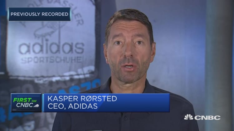 Adidas CEO: Will see a pick-up in the next two quarters