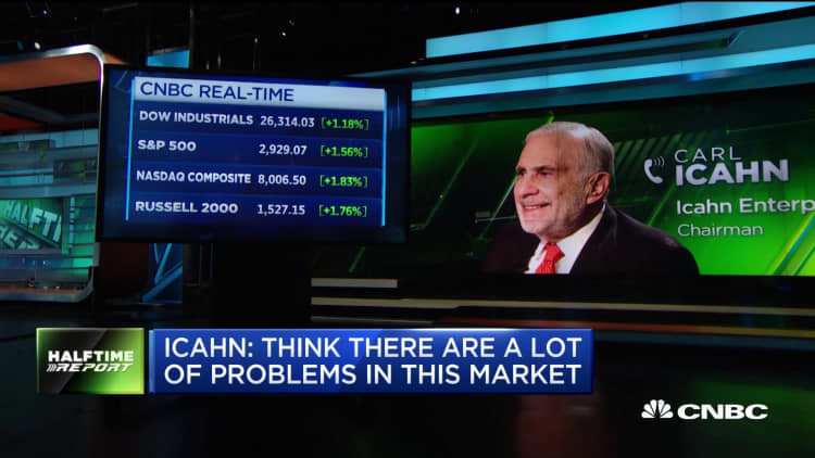 Activist investor Carl Icahn: Cutting rates is not the Fed's 'end-all' answer