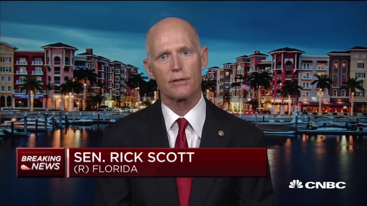 Senator Rick Scott explains why he supports red-flag laws to stop mass shootings