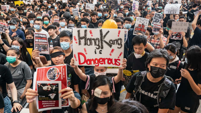 GP: Hong Kong Protests: Unrest In Hong Kong During Anti-Extradition Protests