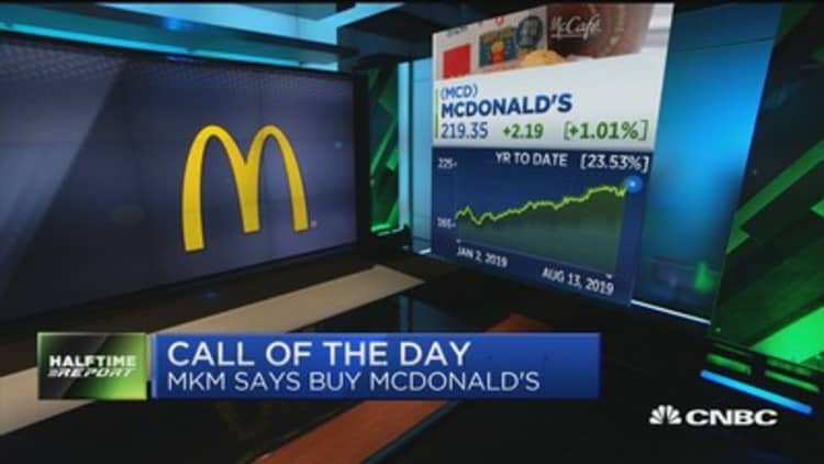 McDonald's stock initiated as buy at MKM Partners