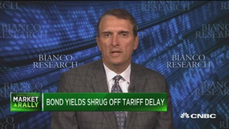 Bonds didn't budge after tariff delay. What does that mean for market?