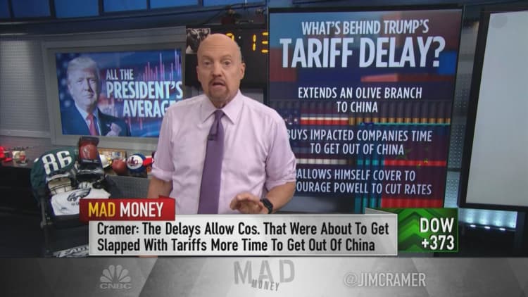 Trump tariff delay short squeezed stocks, sparked a rally: Jim Cramer