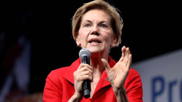 Democratic candidates square off over Elizabeth Warren's Big Tech break-up plan