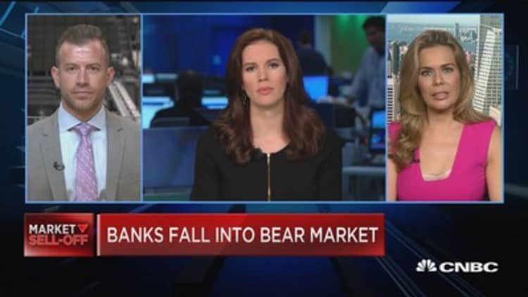 Banks tumble into a bear market, but these look like a buy