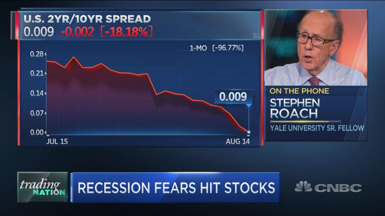 A worried Stephen Roach warns the US-China trade war is a big factor in the yield curve inversion
