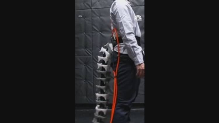 Japanese researchers develop robotic tail that could help elderly balance