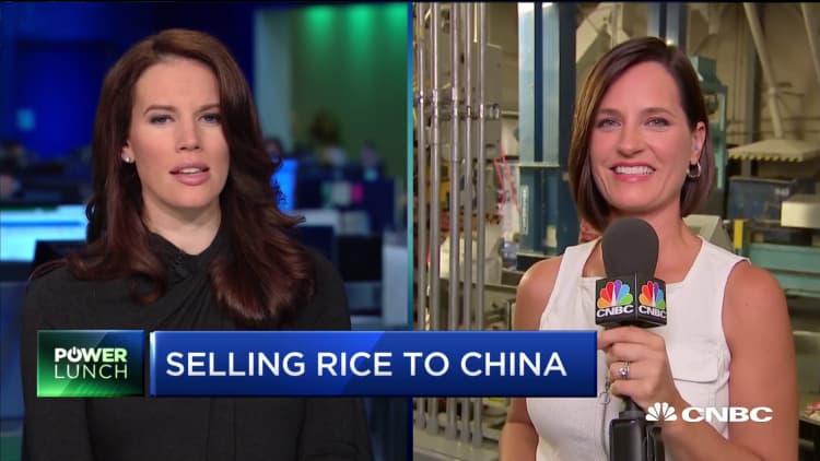 US rice growers hope for China trade