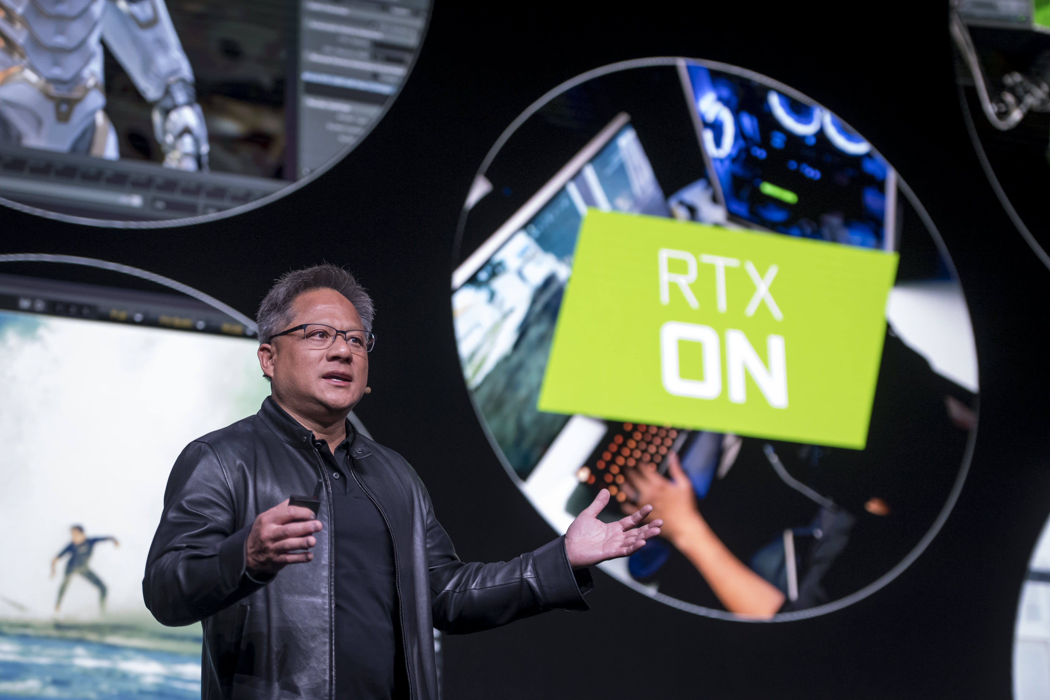 Nvidia shares surge to record close with 24% rally