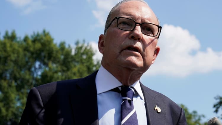 Watch CNBC's full interview with Larry Kudlow on August jobs report and trade