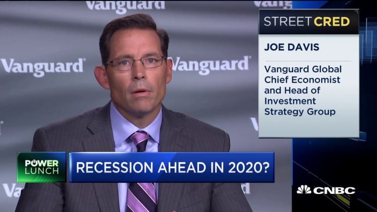 We're not predicting recession in 2020 but odds are growing, says Vanguard global chief economist