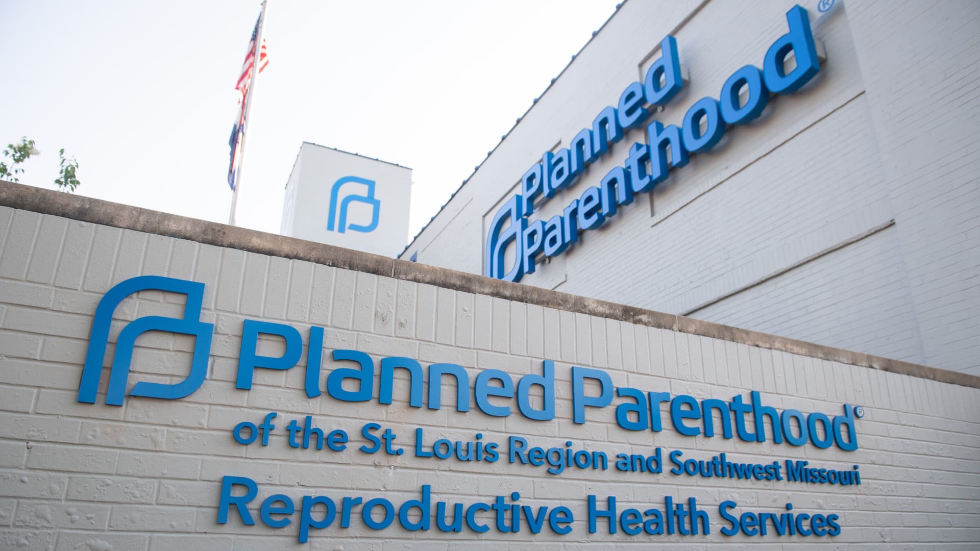 The outside of the Planned Parenthood Reproductive Health Services Center is seen in St. Louis, Missouri, May 31, 2019, the last location in the state performing abortions.