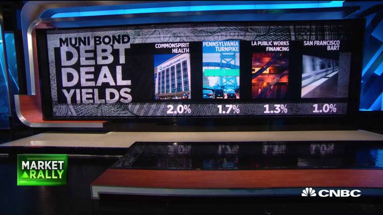 Investors are betting on municipal bonds amid market volatility